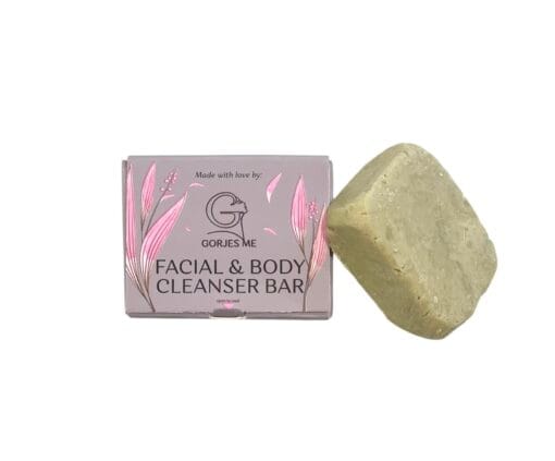MINI SAMPLE GORJES ME FACIAL & BODY CLEANSER BAR ‘GREEN BLISS’ Fresh Herbal Aloe 20g